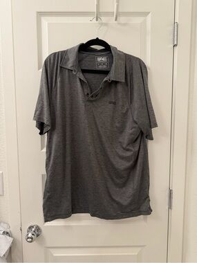 American Eagle Outfitters Men’s Charcoal Heather Polo